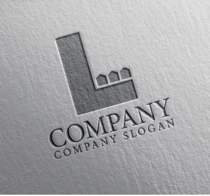 画像2: 家・L・アルファベット・ロゴマークデザイン1396 (2)
