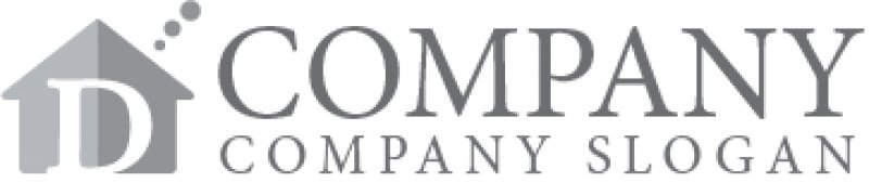画像7: 家・D・アルファベット・ロゴマークデザイン1402 (7)