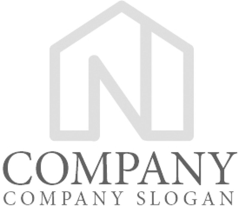 画像6: 家・N・アルファベット・ロゴ・マークデザイン1404 (6)