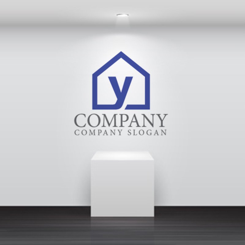 画像5: 家・y・アルファベット・ロゴ・マークデザイン1406 (5)