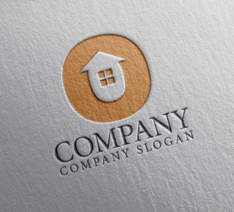 画像2: 家・O・アルファベット・ロゴ・マークデザイン1408 (2)