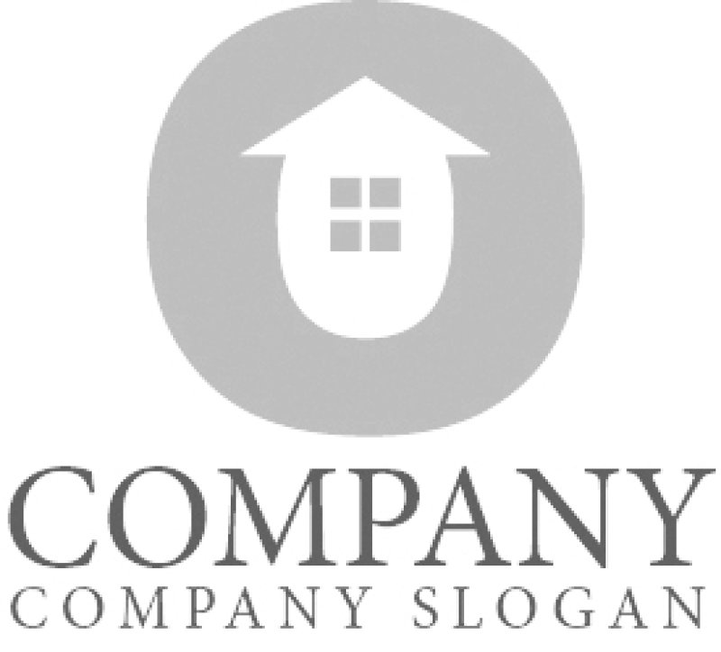 画像5: 家・O・アルファベット・ロゴ・マークデザイン1408 (5)