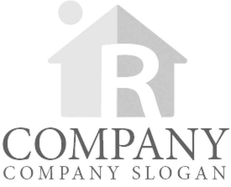 画像6: 家・R・アルファベット・ロゴ・マークデザイン1410 (6)