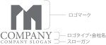 画像10: ビル・M・アルファベット・ロゴマークデザイン1413 (10)