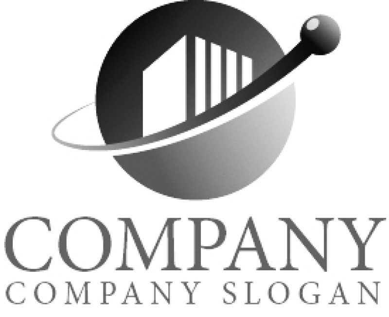 画像6: ビル・輪・グラデーション・上昇・ロゴ・マークデザイン1416 (6)