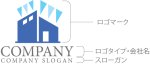 画像10: ビル・家・屋根・ロゴ・マークデザイン1423 (10)