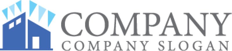 画像7: ビル・家・屋根・ロゴ・マークデザイン1423 (7)