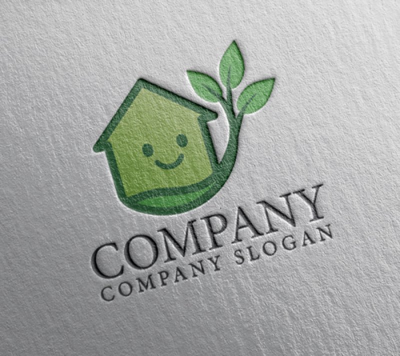 画像2: 木・家・成長・笑顔・ロゴ・マークデザイン1426 (2)