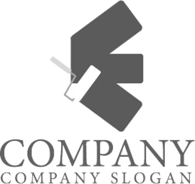 画像6: ローラー・塗装・E・アルファベット・ロゴ・マークデザイン1427 (6)