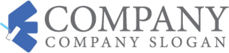 画像7: ローラー・塗装・E・アルファベット・ロゴ・マークデザイン1427 (7)