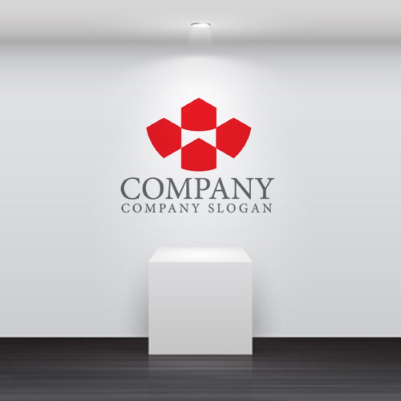 画像5: 家・集合・花・ロゴ・マークデザイン1431 (5)