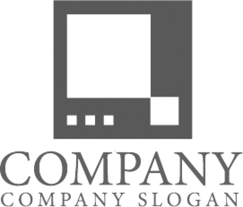 画像6: ビル・四角・窓・ロゴ・マークデザイン1432 (6)