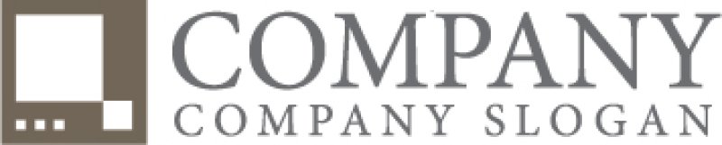 画像7: ビル・四角・窓・ロゴ・マークデザイン1432 (7)