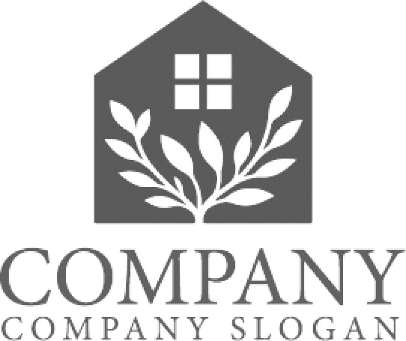 画像6: 家・木・窓・成長・ロゴ・マークデザイン1435 (6)