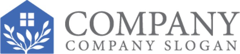 画像7: 家・木・窓・成長・ロゴ・マークデザイン1435 (7)