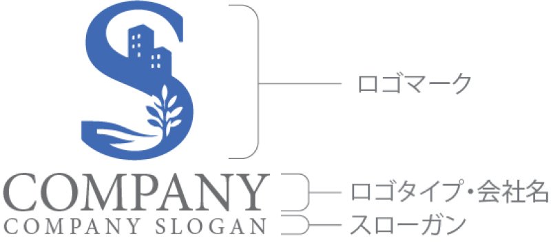 画像10: ビル・木・S・波・アルファベット・ロゴ・マークデザイン1436 (10)