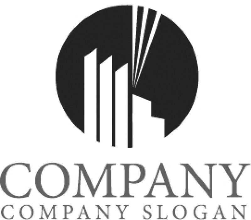 画像6: ビル・輪・街・アルファベット・ロゴ・マークデザイン1438 (6)