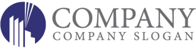 画像7: ビル・輪・街・アルファベット・ロゴ・マークデザイン1438 (7)