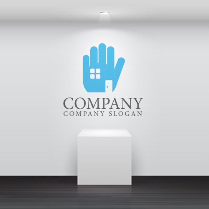 画像4: 家・手・窓・ロゴ・マークデザイン1442 (4)