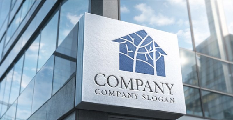 画像6: 家・木・街・成長・ロゴ・マークデザイン1443 (6)