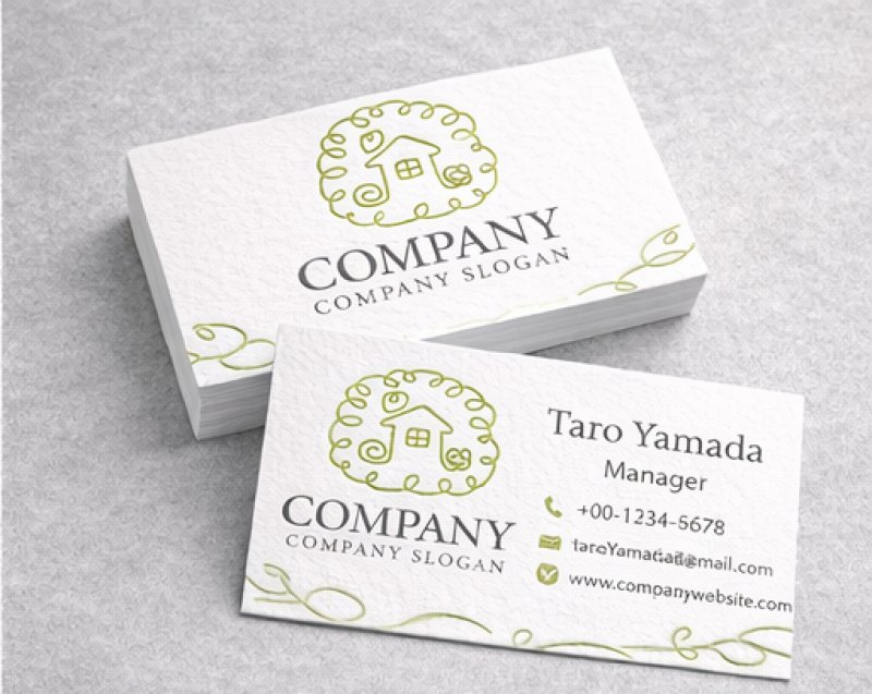 画像2: 手書き・家・ハート・ロゴ・マークデザイン1445 (2)