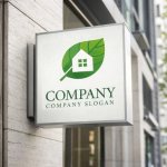 画像5: 家・葉・成長・クリーン・ロゴ・マークデザイン1447 (5)