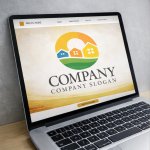 画像4: 太陽・家・輪・街並み・ロゴ・マークデザイン1448 (4)