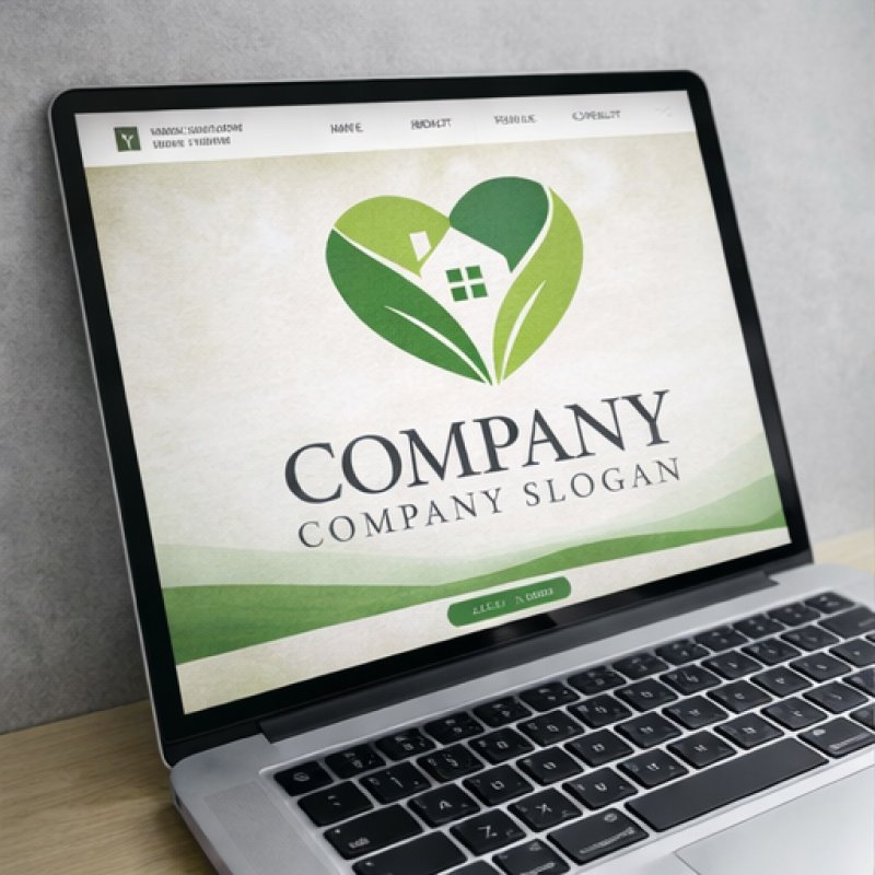 画像4: 家・葉・ハート・ロゴ・マークデザイン1450 (4)