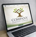 画像4: 木・家・葉・成長・ロゴ・マークデザイン1450 (4)