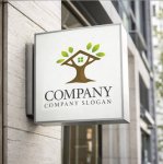 画像5: 木・家・葉・成長・ロゴ・マークデザイン1450 (5)