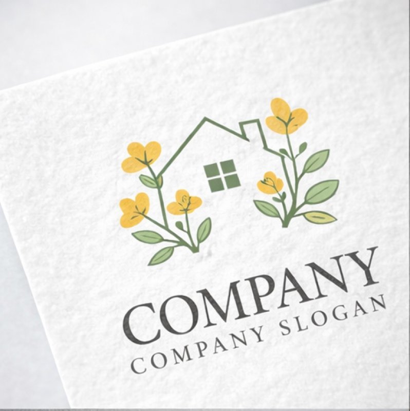 画像2: 花・家・成長・ロゴ・マークデザイン1452 (2)