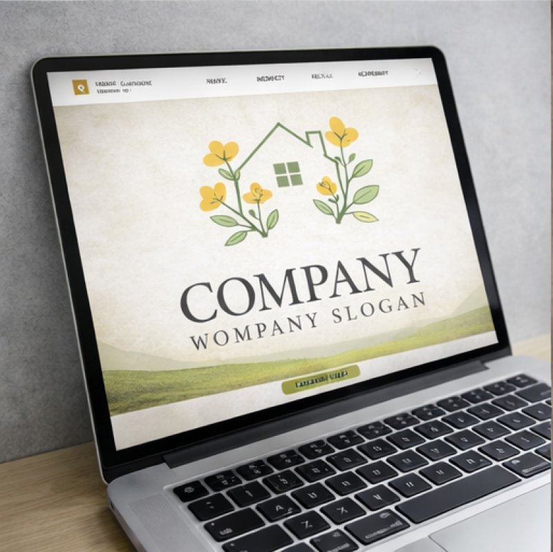 画像4: 花・家・成長・ロゴ・マークデザイン1452 (4)