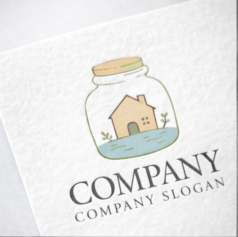 画像2: ビン・家・葉・ロゴ・マークデザイン1453 (2)