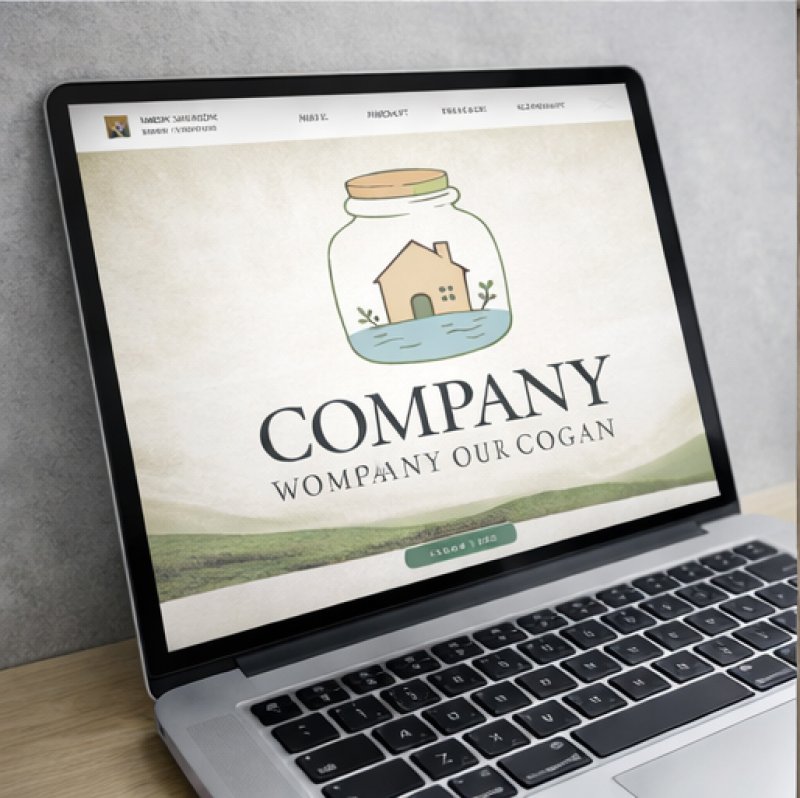 画像4: ビン・家・葉・ロゴ・マークデザイン1453 (4)