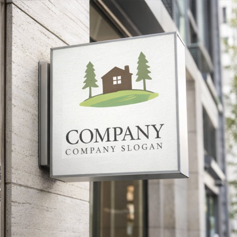 画像5: 木・家・森・手書き・ロゴ・マークデザイン1455 (5)