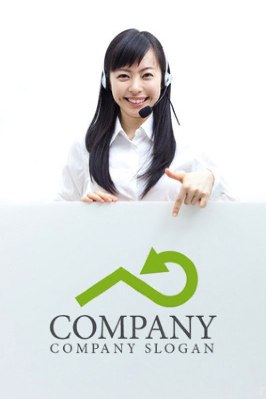 画像3: リサイクル・屋根・ロゴ・マークデザイン210 (3)