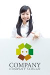 画像3: 家・顔・集合ロゴ・マークデザイン243 (3)
