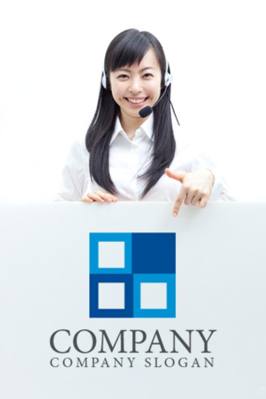 画像3: 箱・ビル・ブロック・窓ロゴ・マークデザイン258 (3)