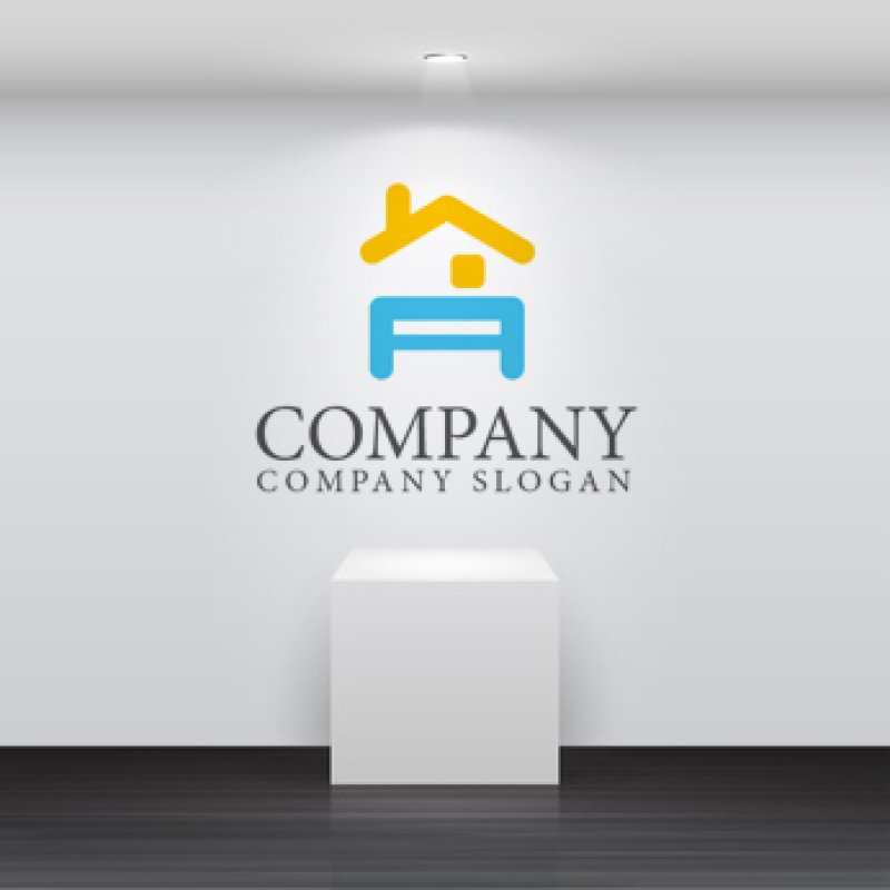 画像2: 家・煙突・屋根・Aロゴ・マークデザイン273 (2)