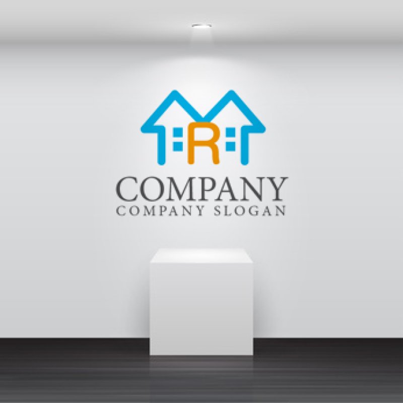 画像2: 屋根・家・R・窓ロゴ・マークデザイン280 (2)