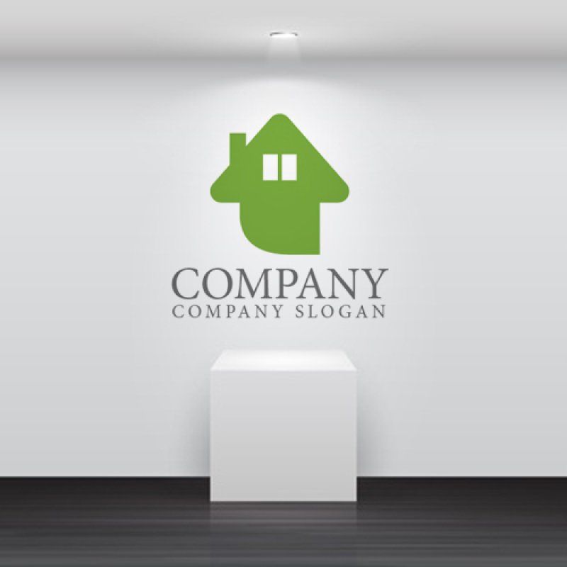 画像2: 家・矢印・屋根・窓・ロゴ・マークデザイン325 (2)