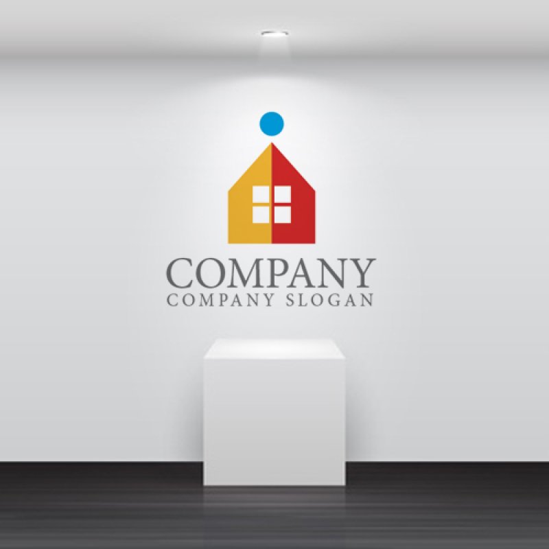 画像2: 家・窓・人・iロゴ・マークデザイン353 (2)