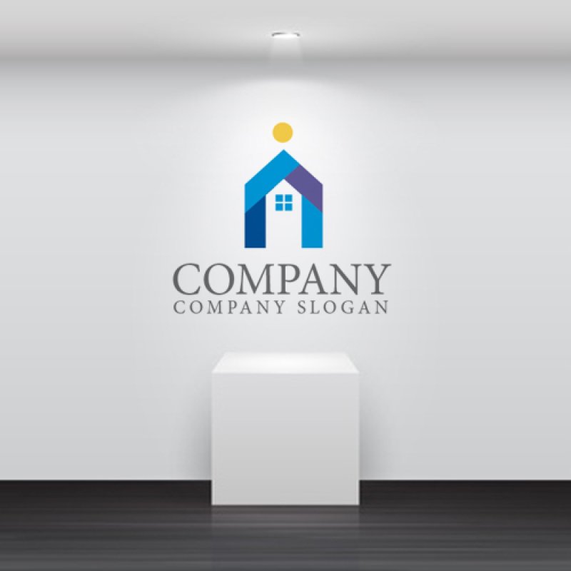 画像2: 家・人・窓・上昇・ロゴ・マークデザイン355 (2)