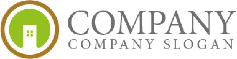 画像5: 家・ビル・輪・窓・ロゴ・マークデザイン373 (5)