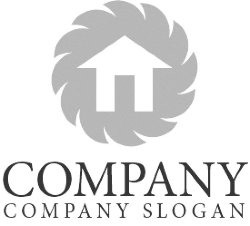 画像4: 家・庭・花・輪・ロゴ・マークデザイン390 (4)