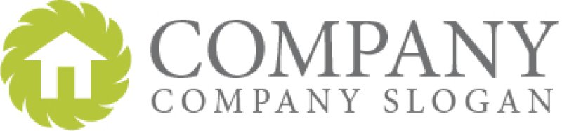 画像5: 家・庭・花・輪・ロゴ・マークデザイン390 (5)