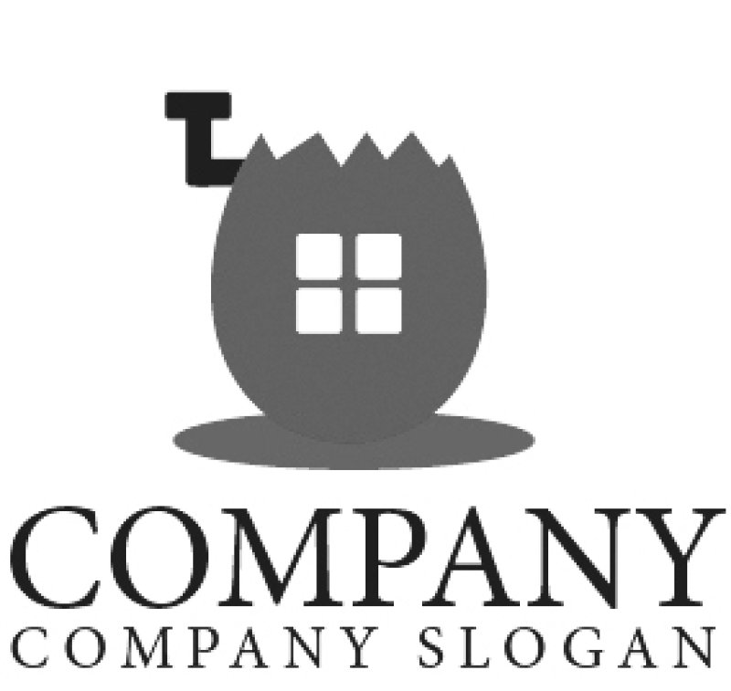 画像4: 家・卵・煙突・窓・ロゴ・マークデザイン409 (4)