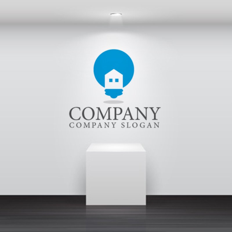 画像3: 家・電球・窓・ロゴ・マークデザイン410 (3)