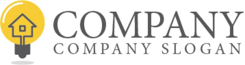 画像5: 電球・家・ロゴ・マークデザイン412 (5)