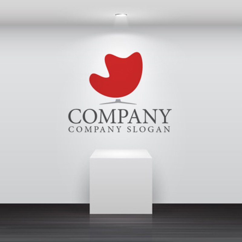 画像2: 椅子・ソファ・ロゴ・マークデザイン435 (2)